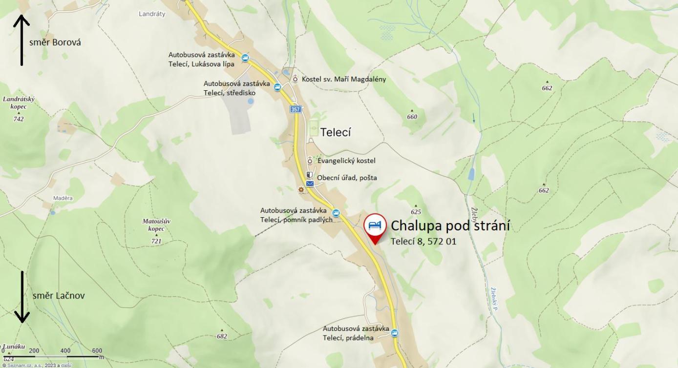 Chalupa Pod Strani Teleci Ngoại thất bức ảnh